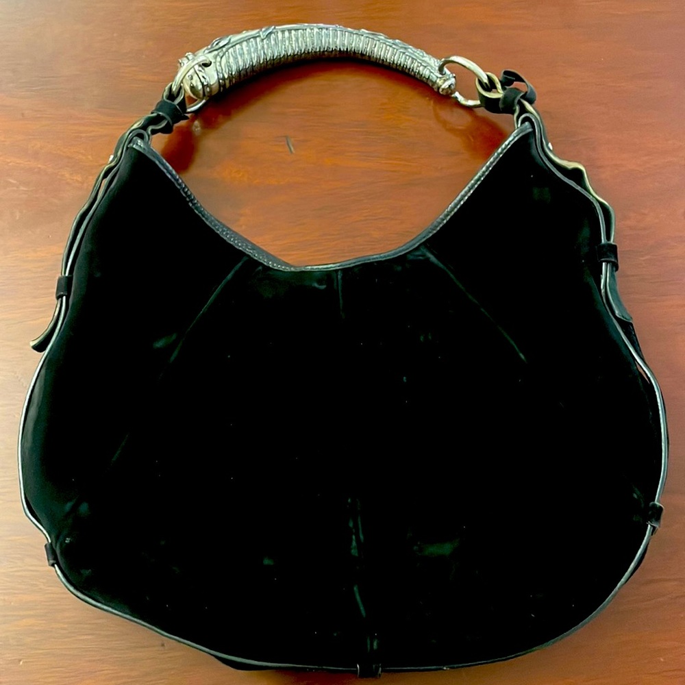 Beautiful vintage Mombasa top handle bag fromTom Ford era at Yves Saint Laurent!